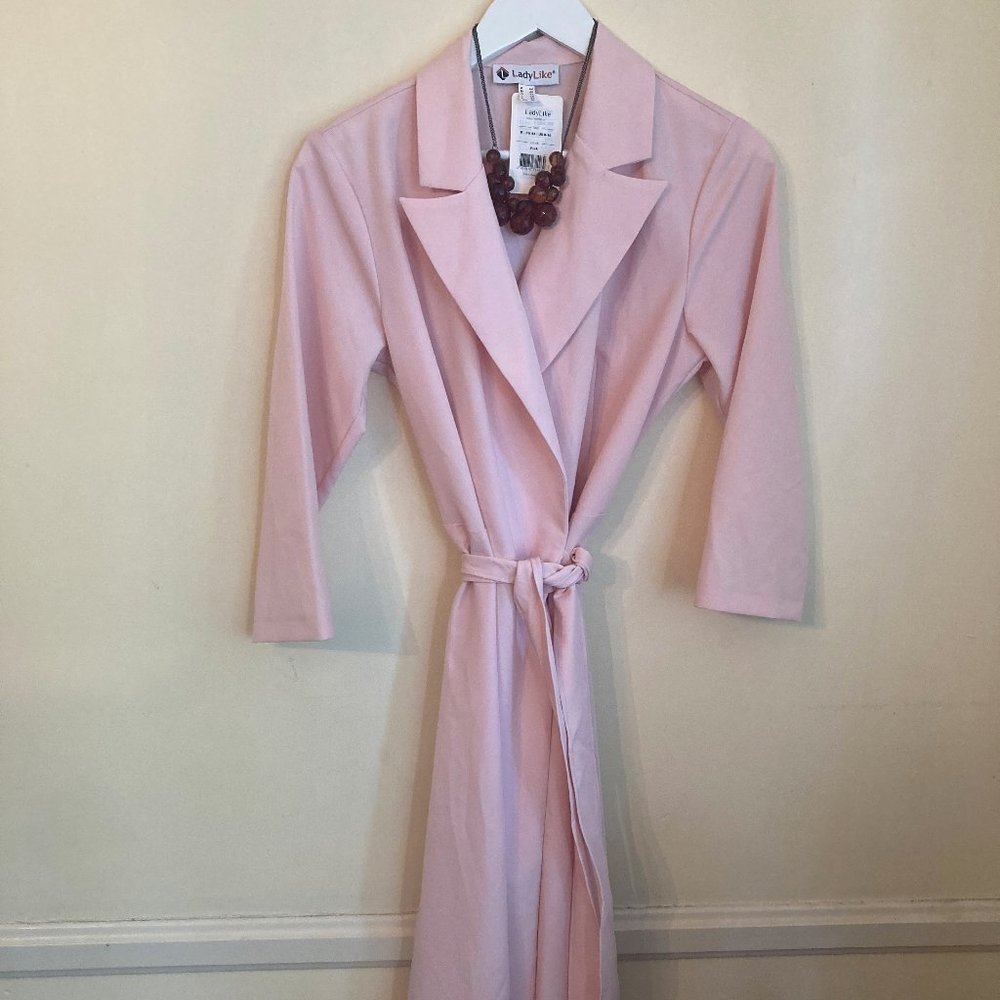 Tailored dress with swing dress vibe